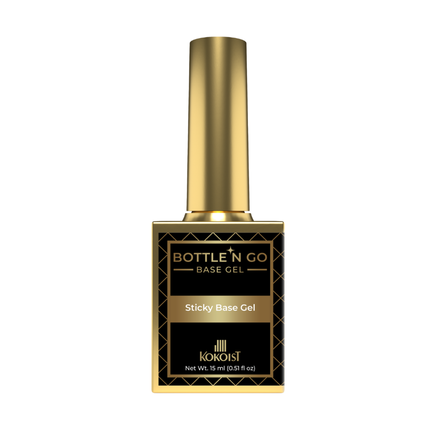 KOKOIST Bottle 'N Go Sticky Base Gel 15 mL bottle on a white background