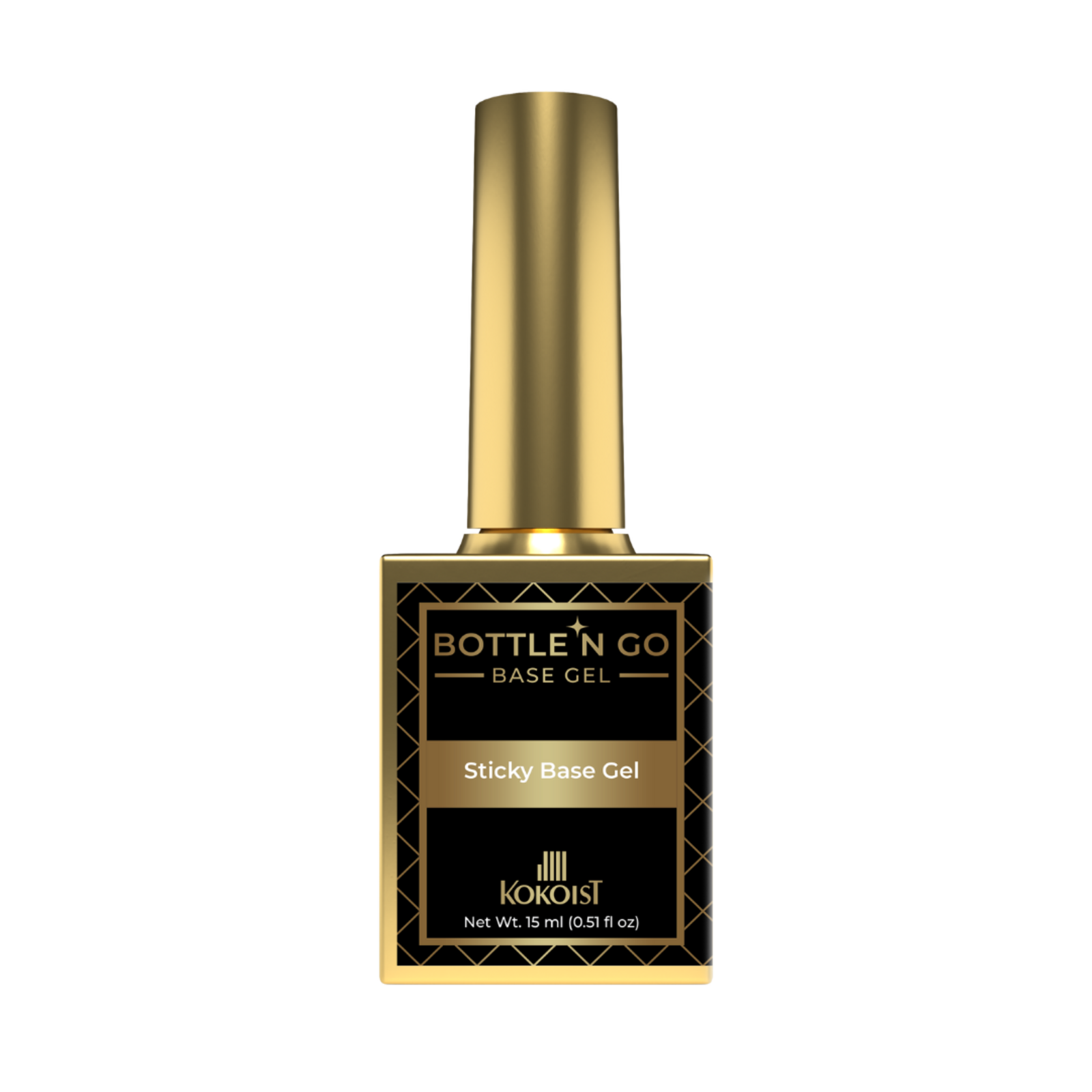KOKOIST Bottle 'N Go Sticky Base Gel 15 mL bottle on a white background
