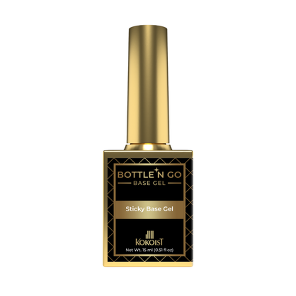 KOKOIST Bottle 'N Go Sticky Base Gel 15 mL bottle on a white background