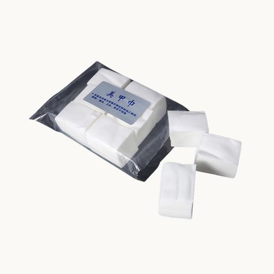 Lint free nail pads for gel cleanser and nail prep, disposable professional nail wipes for salons and DIY use in USA and Canada
