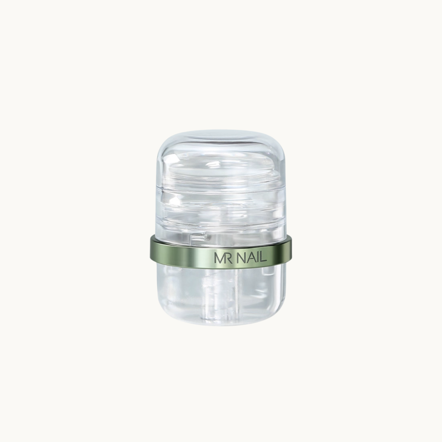 MR NAIL clear capsule silicone stamper with adjustable base for nail art transfer