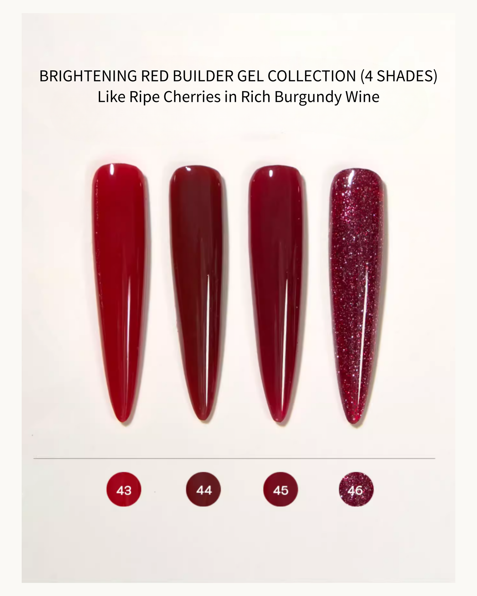 MODING Quick-Dry Nail Tinted Extension Hard Gel 20g (Q43-Q46) - image 3