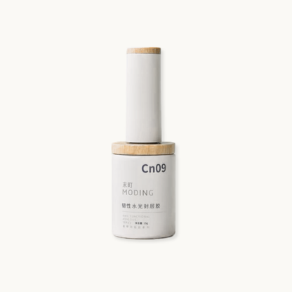Moding Cn09 Flexible Gloss Top Gel bottle, professional high-shine and long-lasting nail top coat for gel manicures