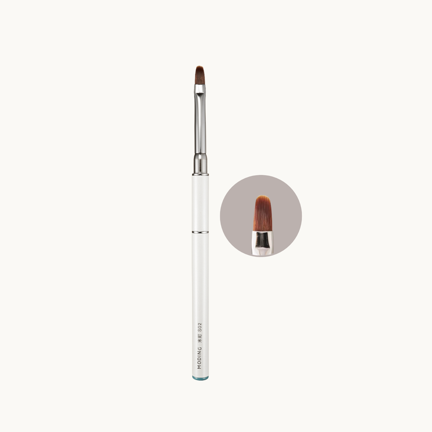 MODING S02 round nail gel brush for professional gel application