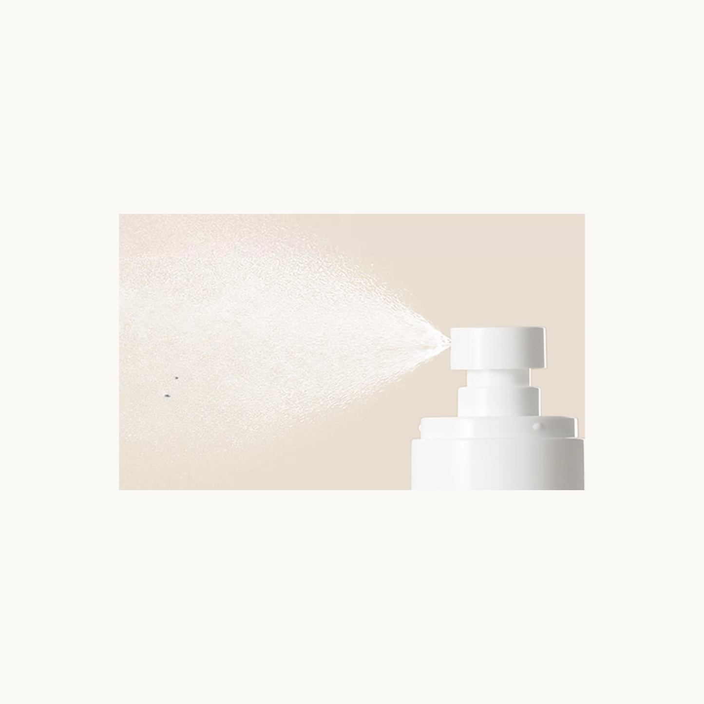 Close-up of MODING alcohol spray bottle releasing ultra-fine mist for nail cleaning and disinfection