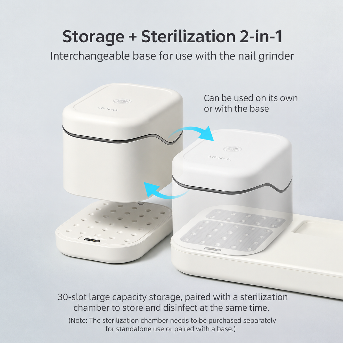 MR NAIL nail bit storage and sterilization station