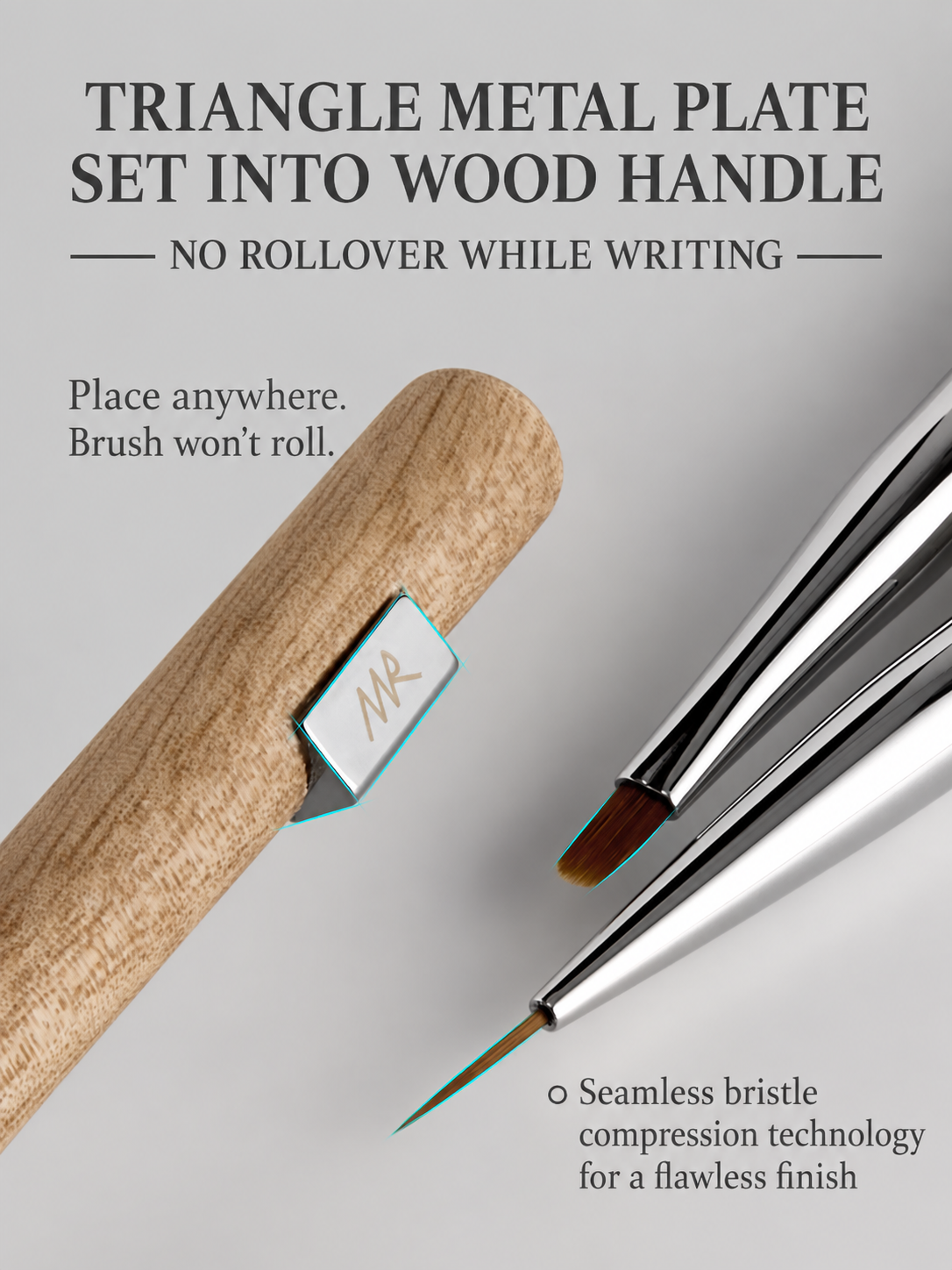MR NAIL Original Series wood handle detail