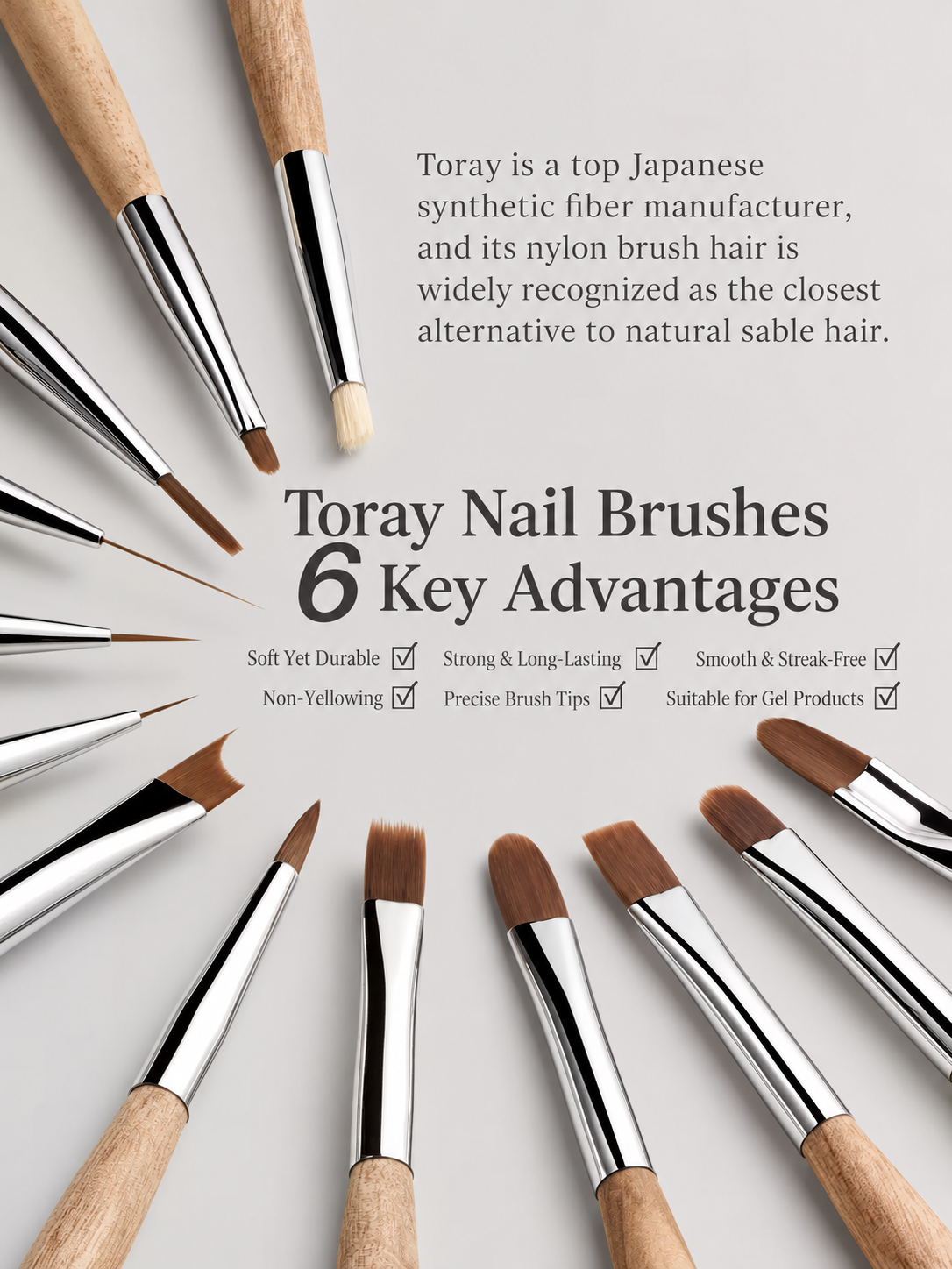MR NAIL Original Series bristle features