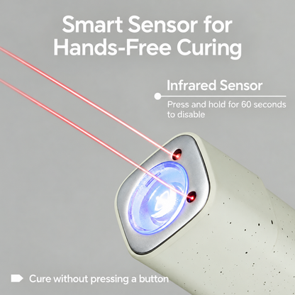 MR Nail second-generation multifunction nail lamp with infrared smart sensor for hands-free gel curing.