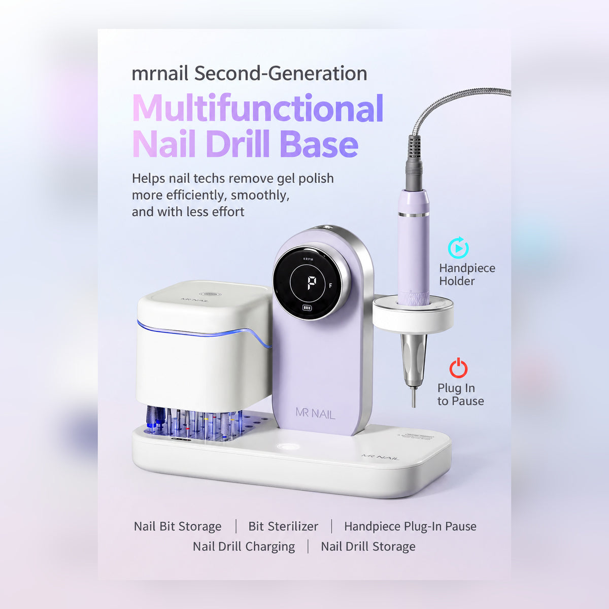 MR NAIL multifunctional nail drill base