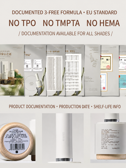 MR.NAIL U Series formula and product documentation detail