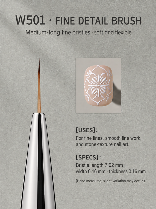 MR.NAIL W501 fine detail brush — English-localized product detail