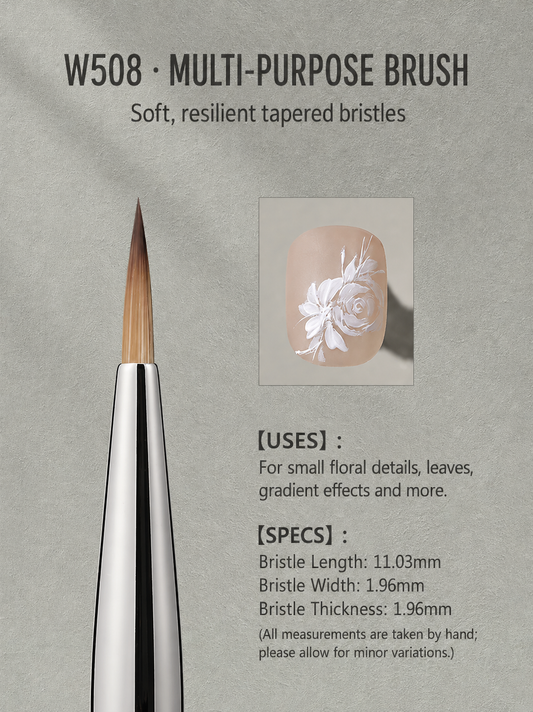 MR.NAIL W508 multi-purpose brush — English-localized product detail