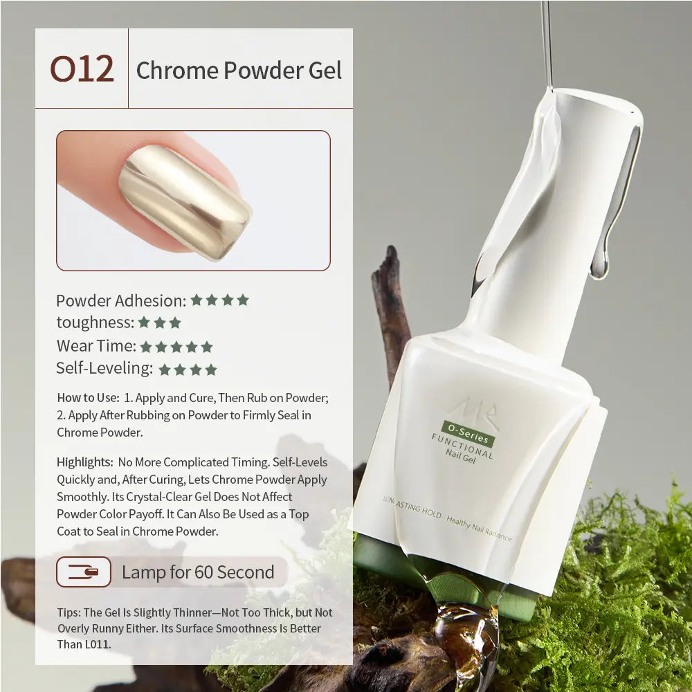 MRNAIL O Series O12 Chrome Powder Gel