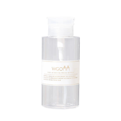 NF x Japanese-Style Press Pump Bottle, clear bottle product photo