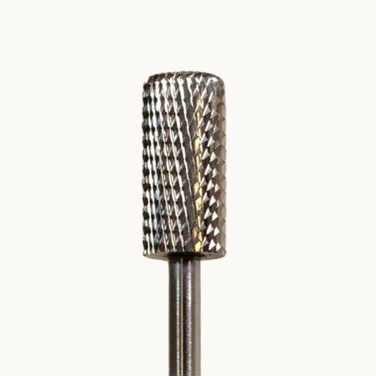 NF Select medium grit carbide cylinder barrel nail drill bit for gel and acrylic removal