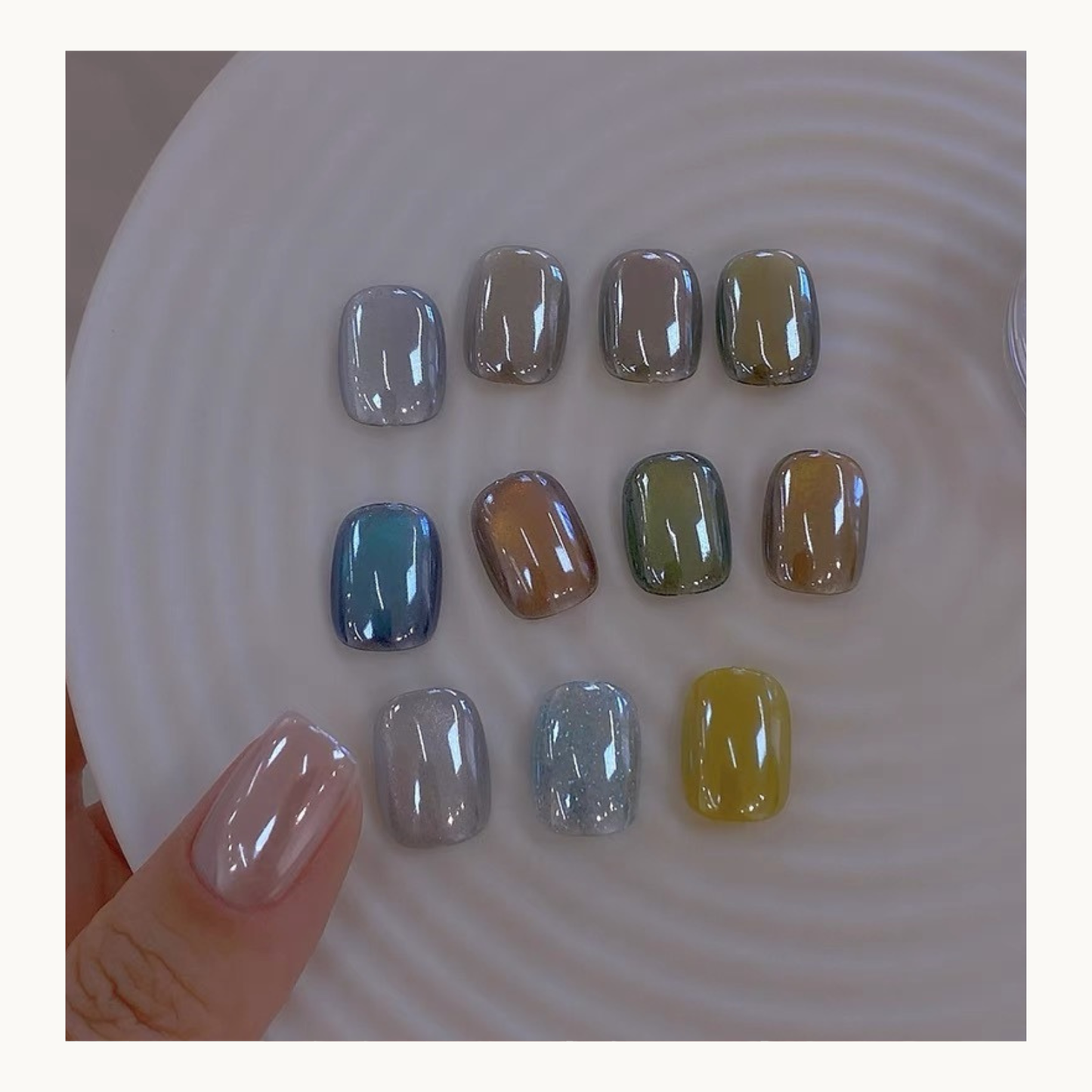 NF Select Layering Gel Over Different Base Colors Creating Custom Jelly Nail Art Effects Canada USA