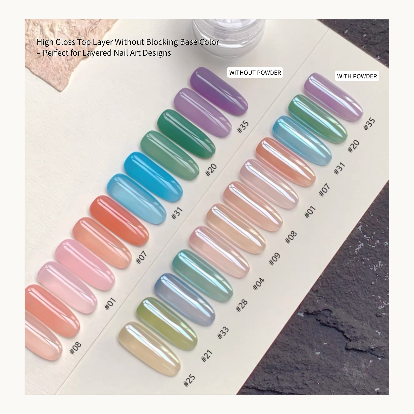 NF Select Super Glossy Clear Chrome Powder 0.3g - image 1