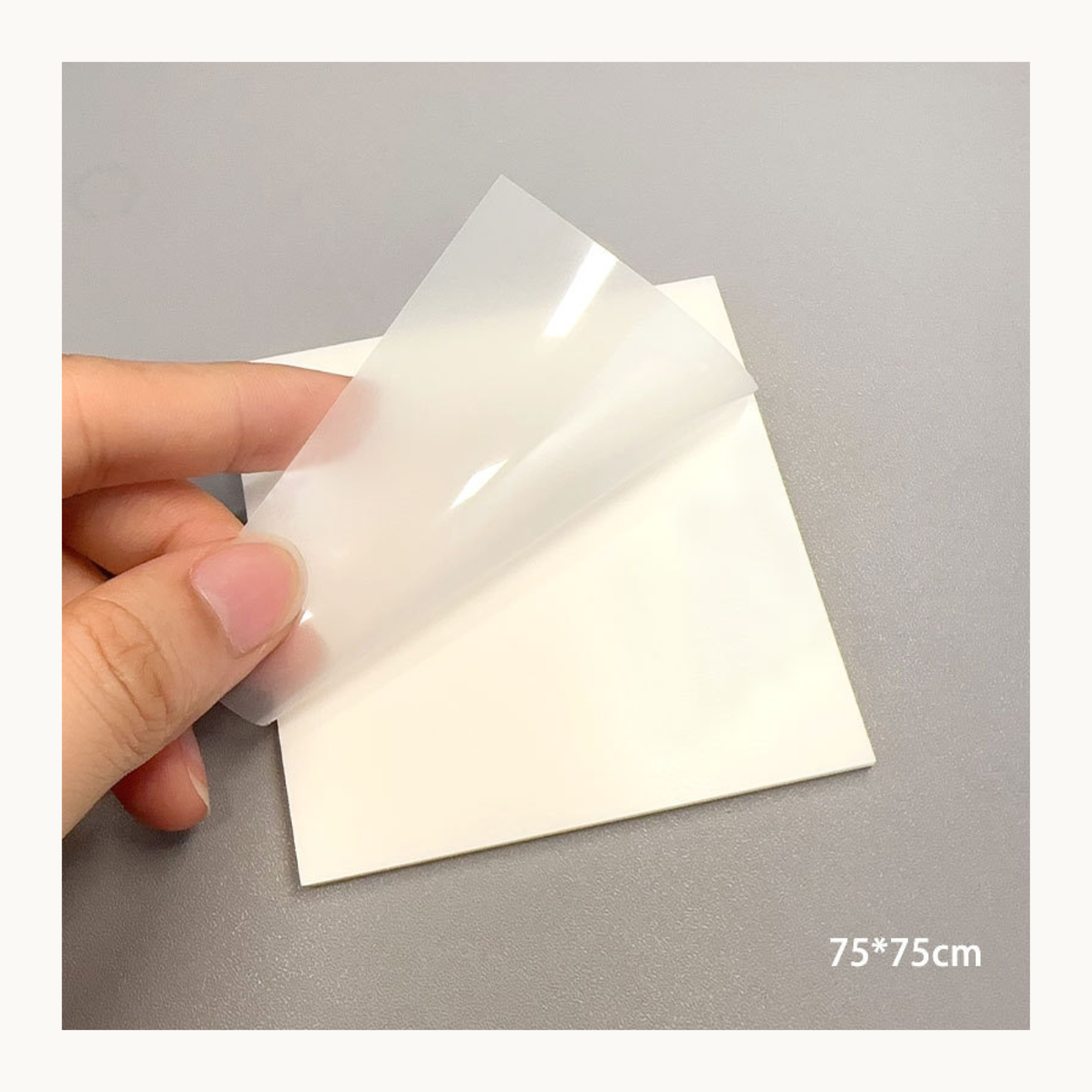NF Select Peel-off protective film disposable nail art palette for clean gel color mixing and easy cleanup.