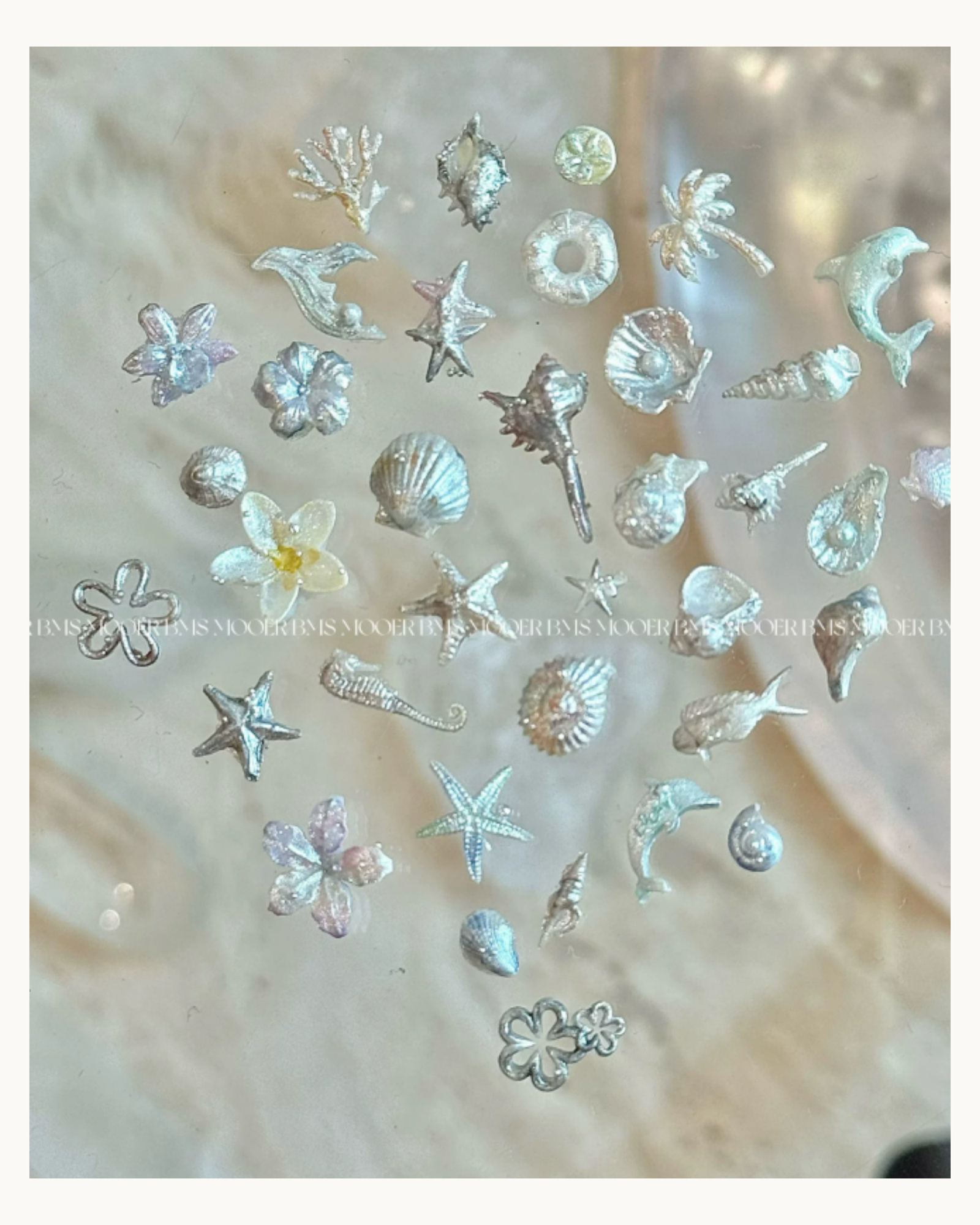 NF Select Ocean Seashell 3D Silicone Nail Art Mold - image 4