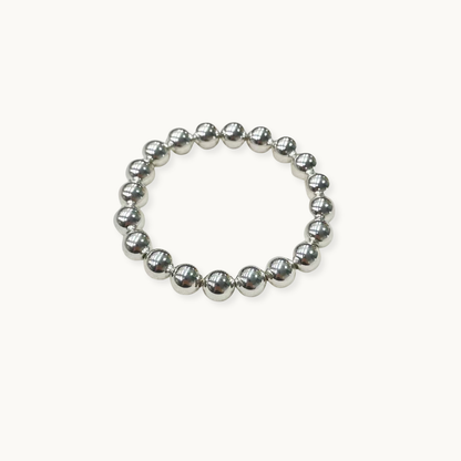 Round steel ball magnet ring used for cat eye gel nail art, designed to create smooth water ripple and magnetic wave effects
