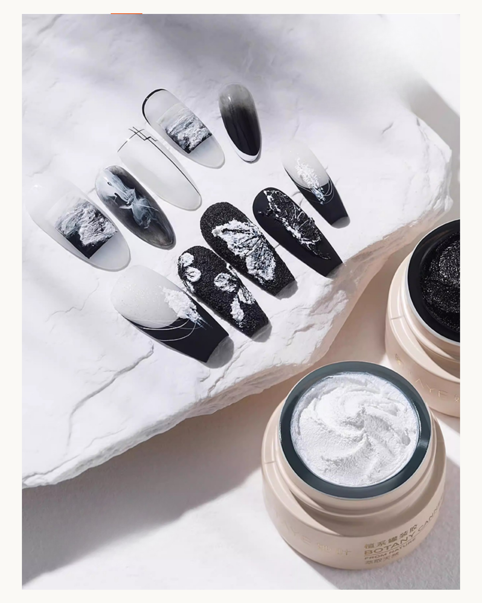TAYE No-wipe Sand Texture Gel (Black/White) - image 3