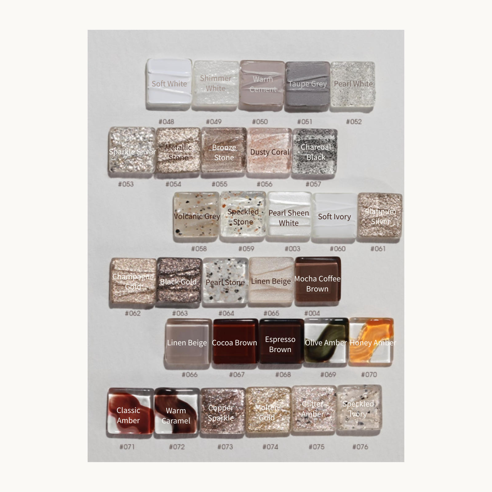 TAYE Magic Cube Art Texture Gel Palette Series - image 8