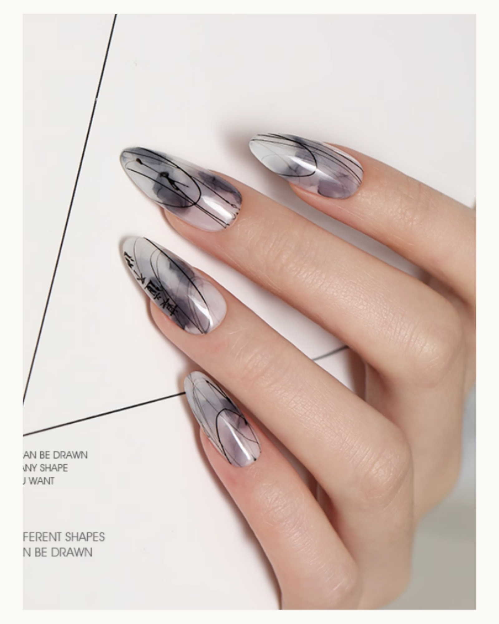 TAYE No-Wipe String Spider Gel (Black/White) - image 9