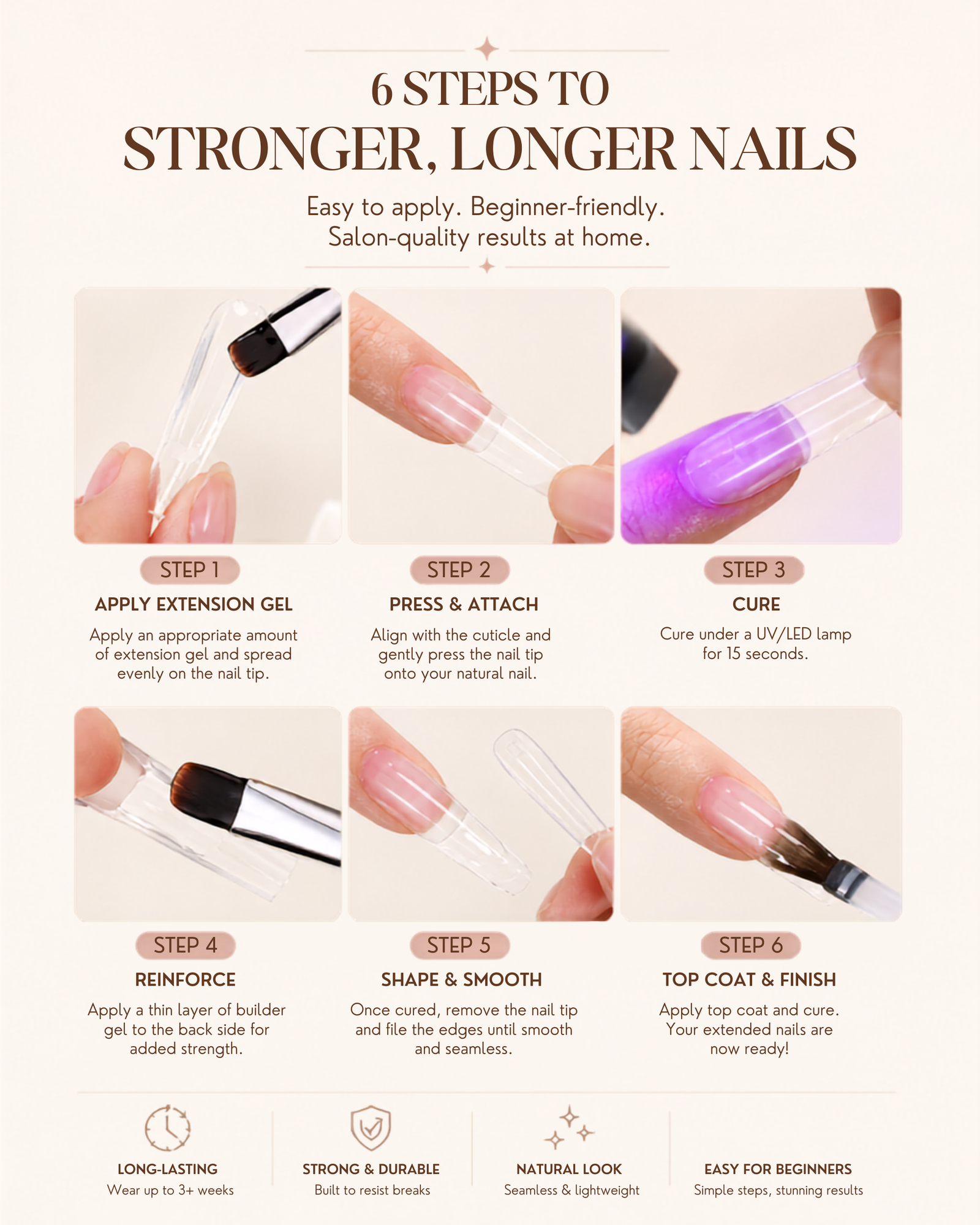 TAYE Milky Nude Builder Gel | Self-Leveling Extension Gel 30g - image 8