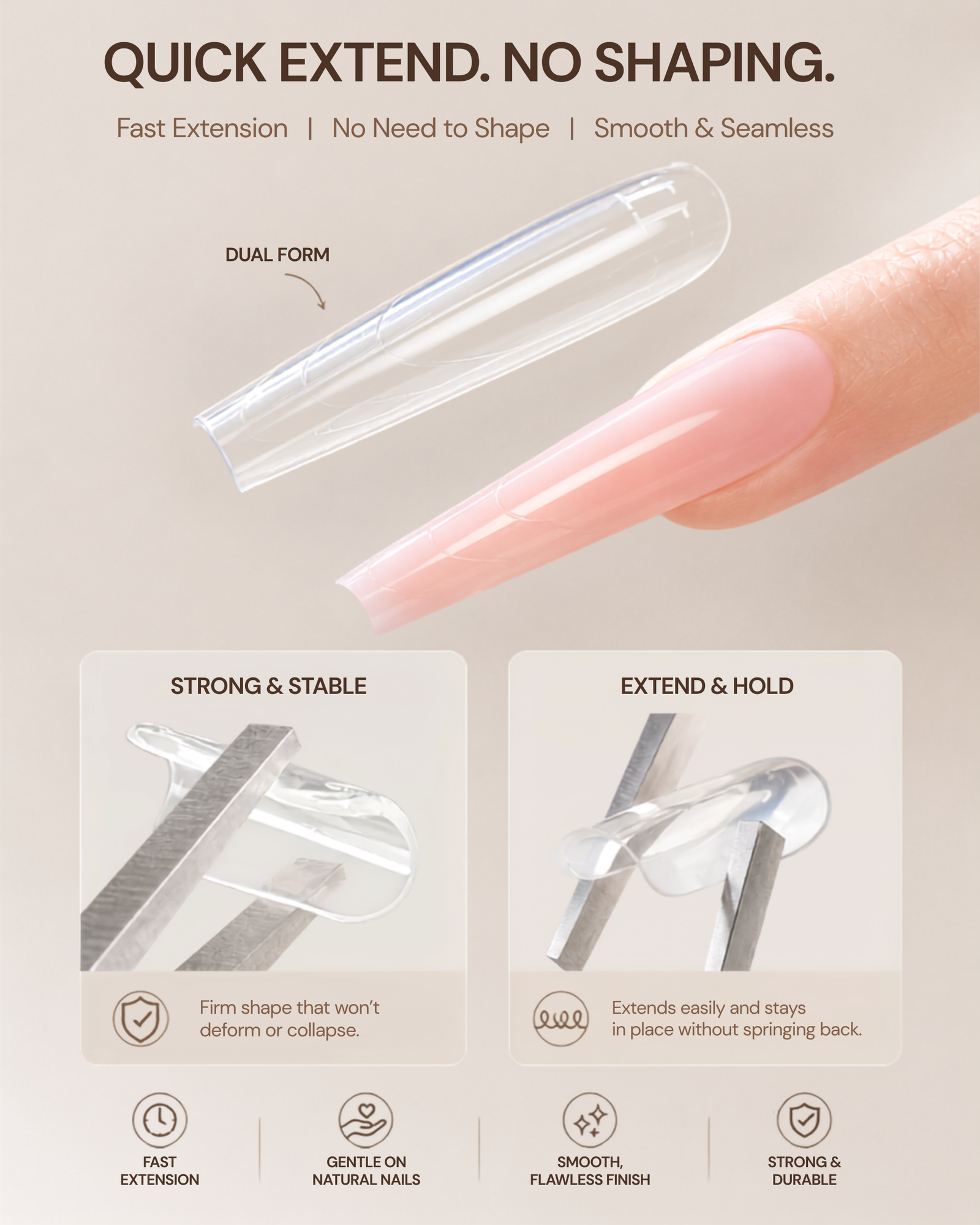 TAYE Milky Nude Builder Gel | Self-Leveling Extension Gel 30g - image 3