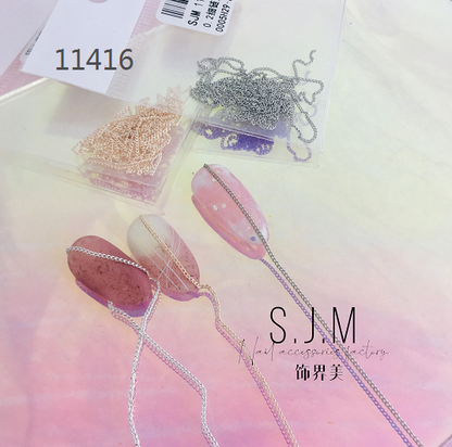 Nail Formula Chain Multiple Colors 2mm