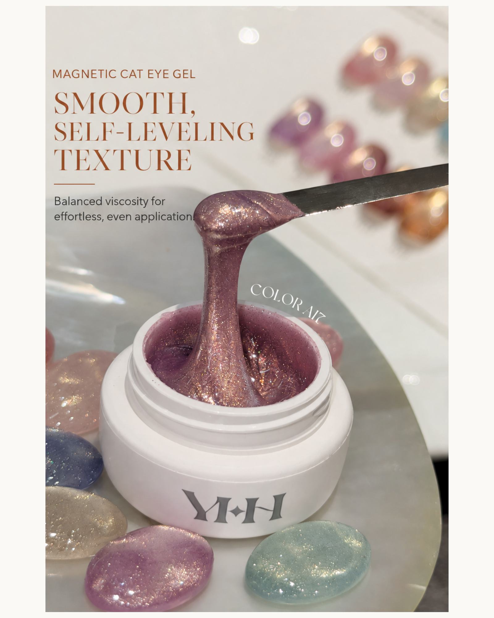 YHH Ethereal Glow Magnetic Cat Eye Gel – 10 Colors - image 4