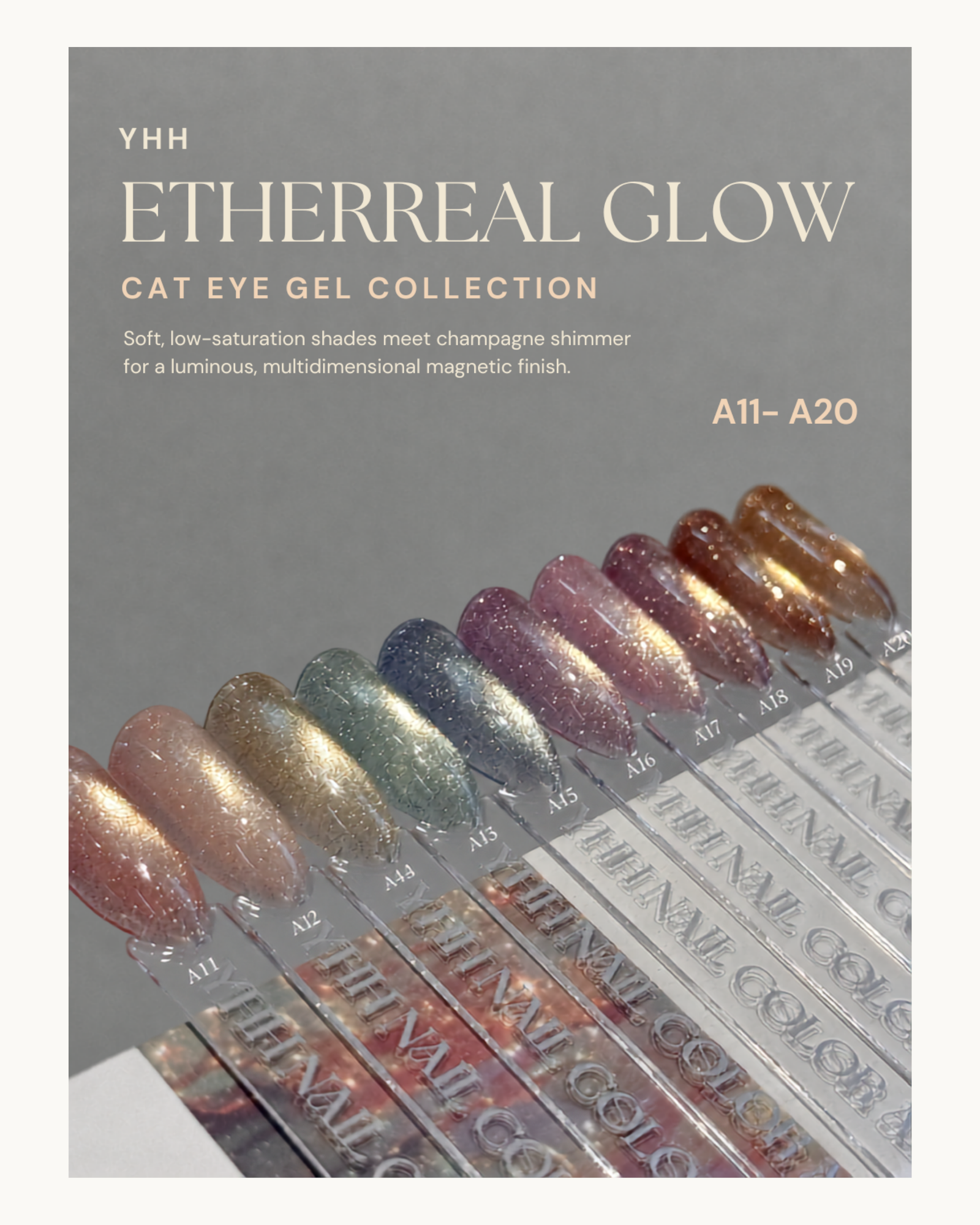 YHH Ethereal Glow Magnetic Cat Eye Gel – 10 Colors - image 1