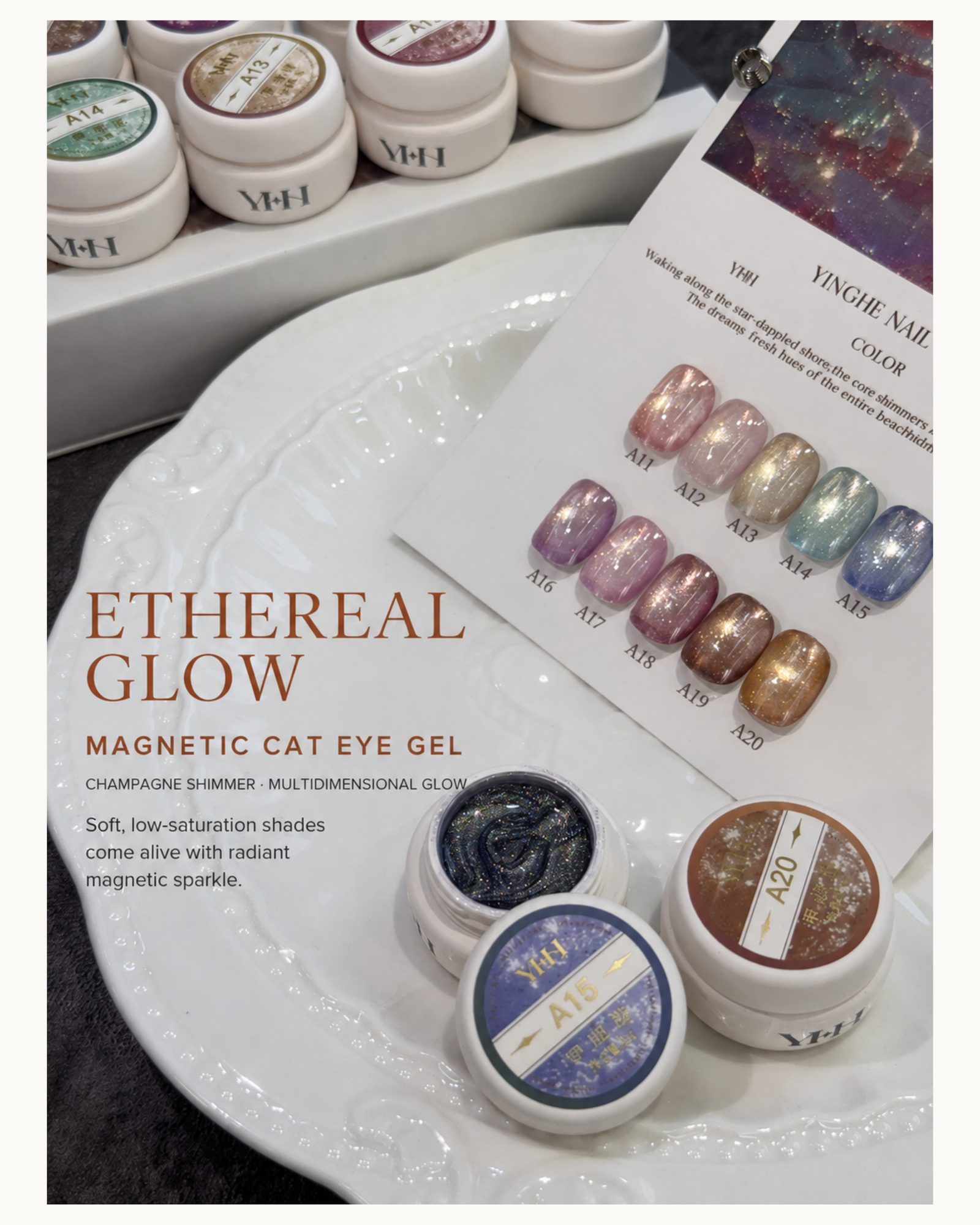 YHH Ethereal Glow Magnetic Cat Eye Gel – 10 Colors - image 5