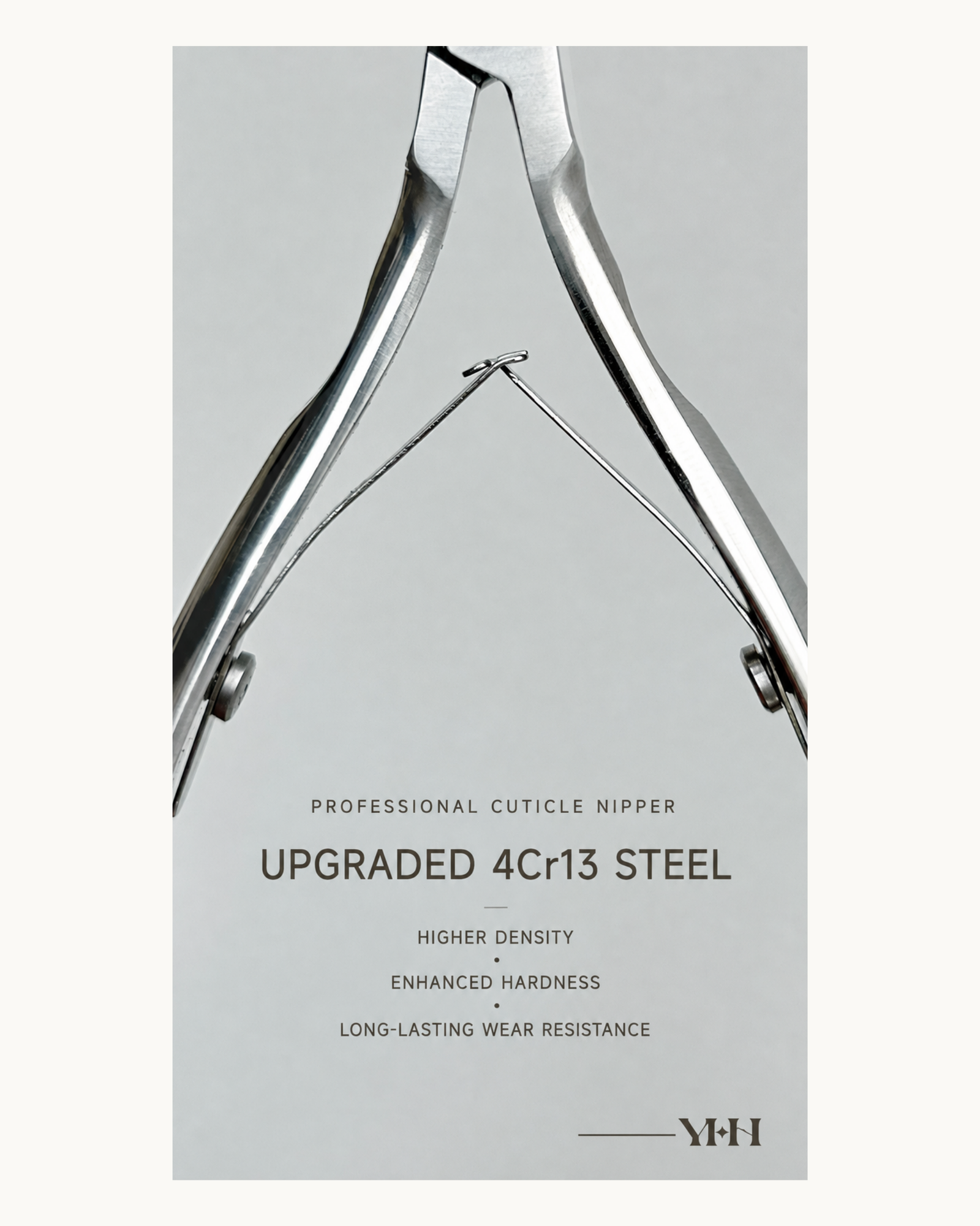 YHH Professional Stainless Steel Nail Cuticle Nippers - image 5