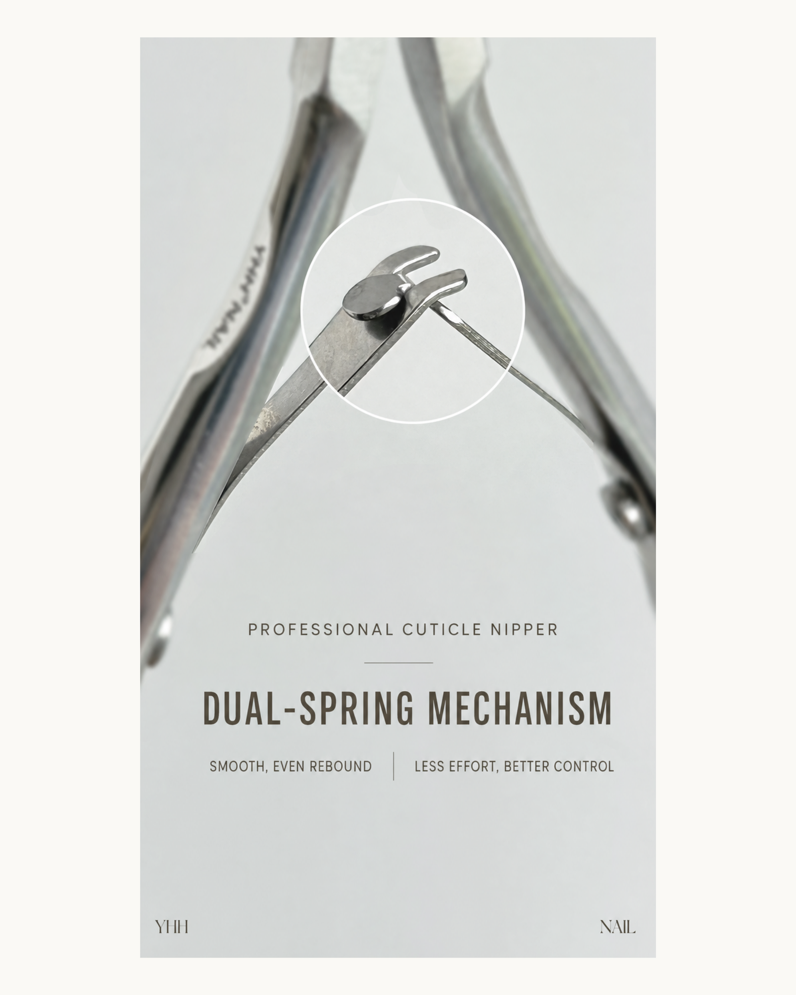 YHH Professional Stainless Steel Nail Cuticle Nippers - image 6