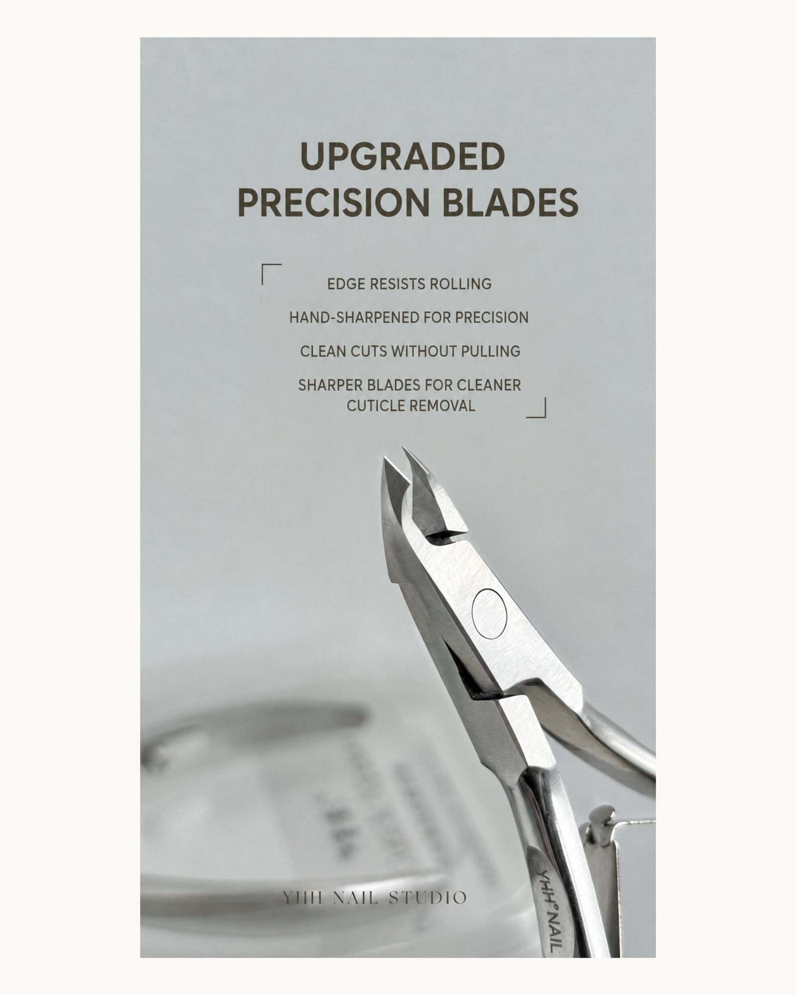 YHH Professional Stainless Steel Nail Cuticle Nippers - image 4