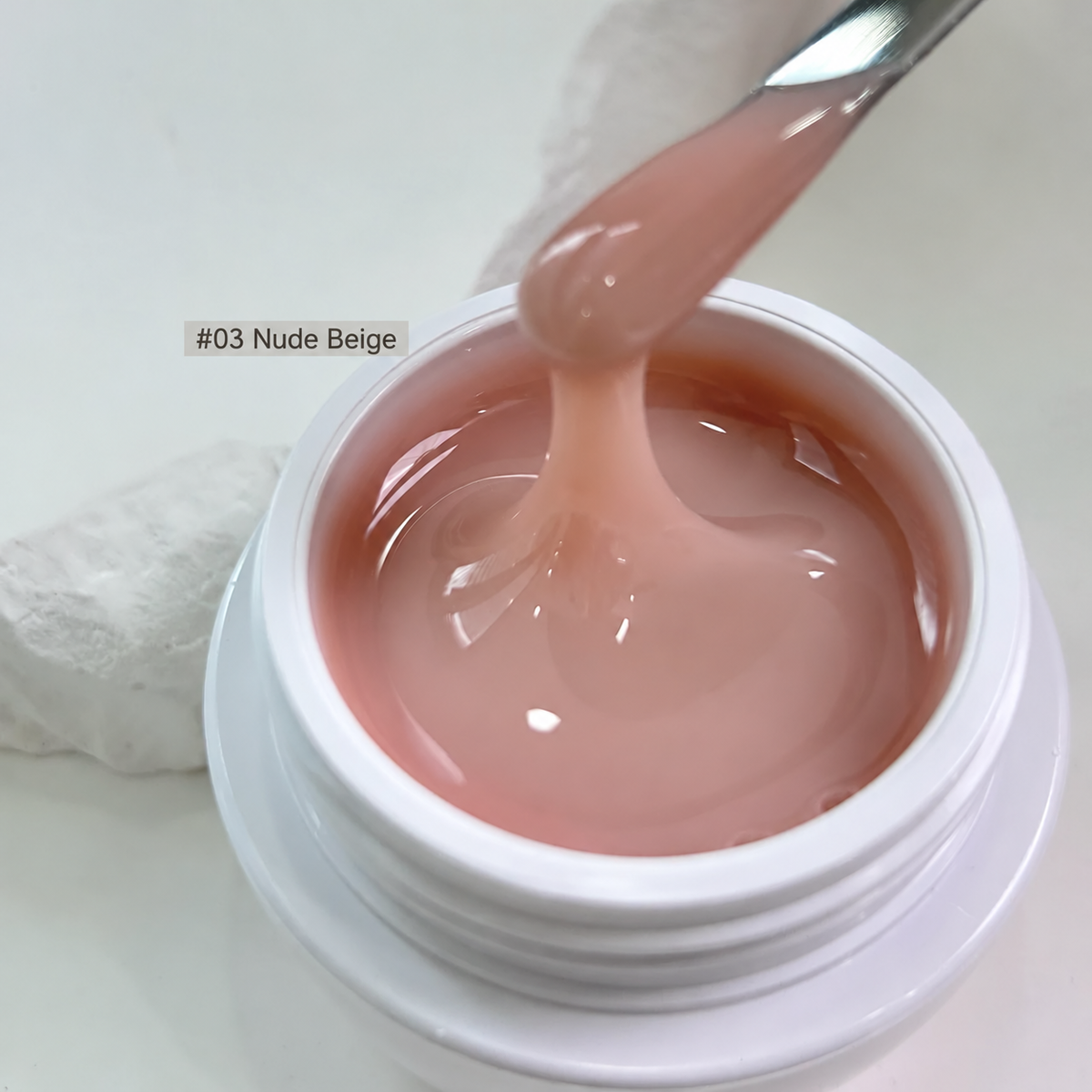YHH Tinted Nude Builder Extension Gel shade #03 Nude Beige