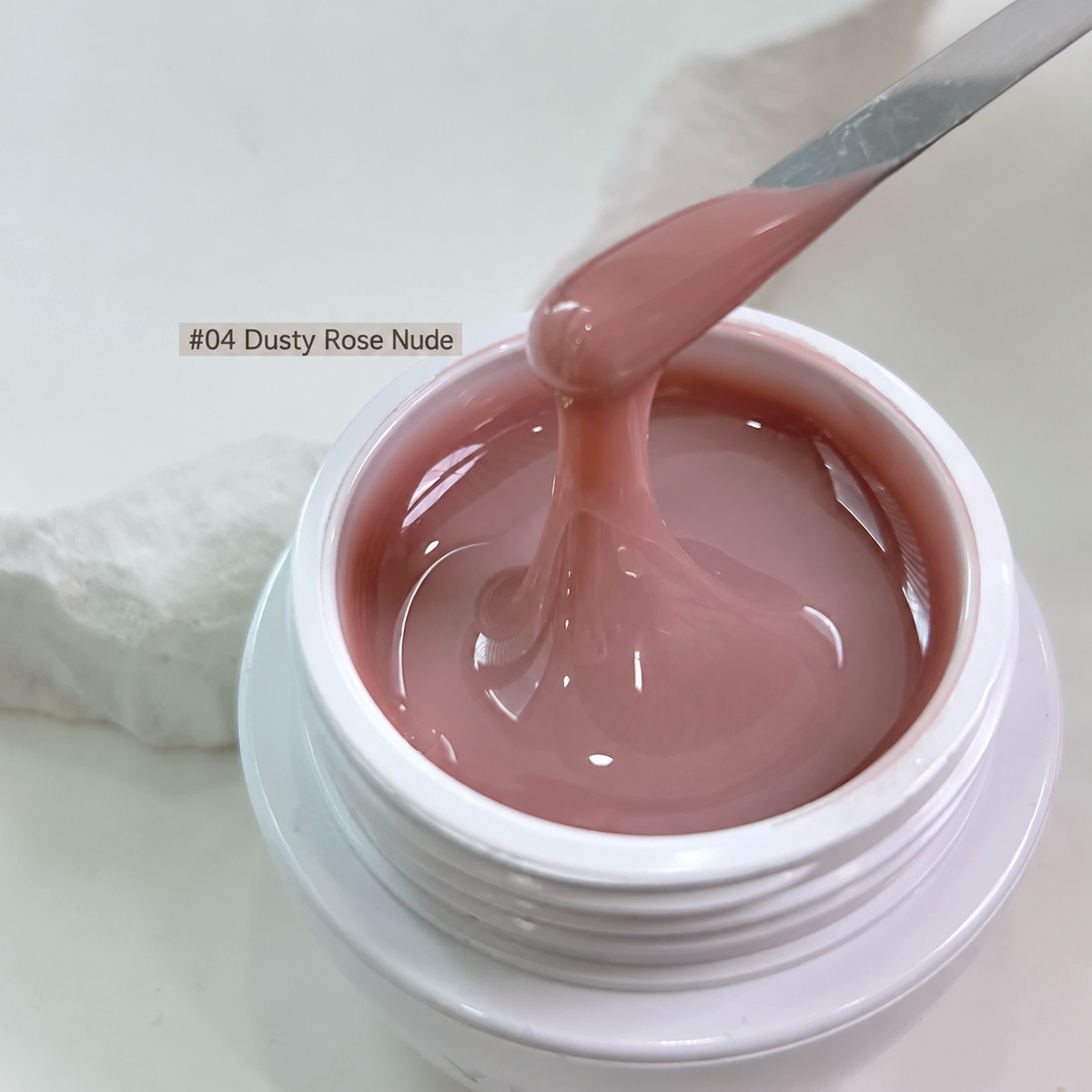 YHH Tinted Nude Builder Extension Gel shade #04 Dusty Rose Nude