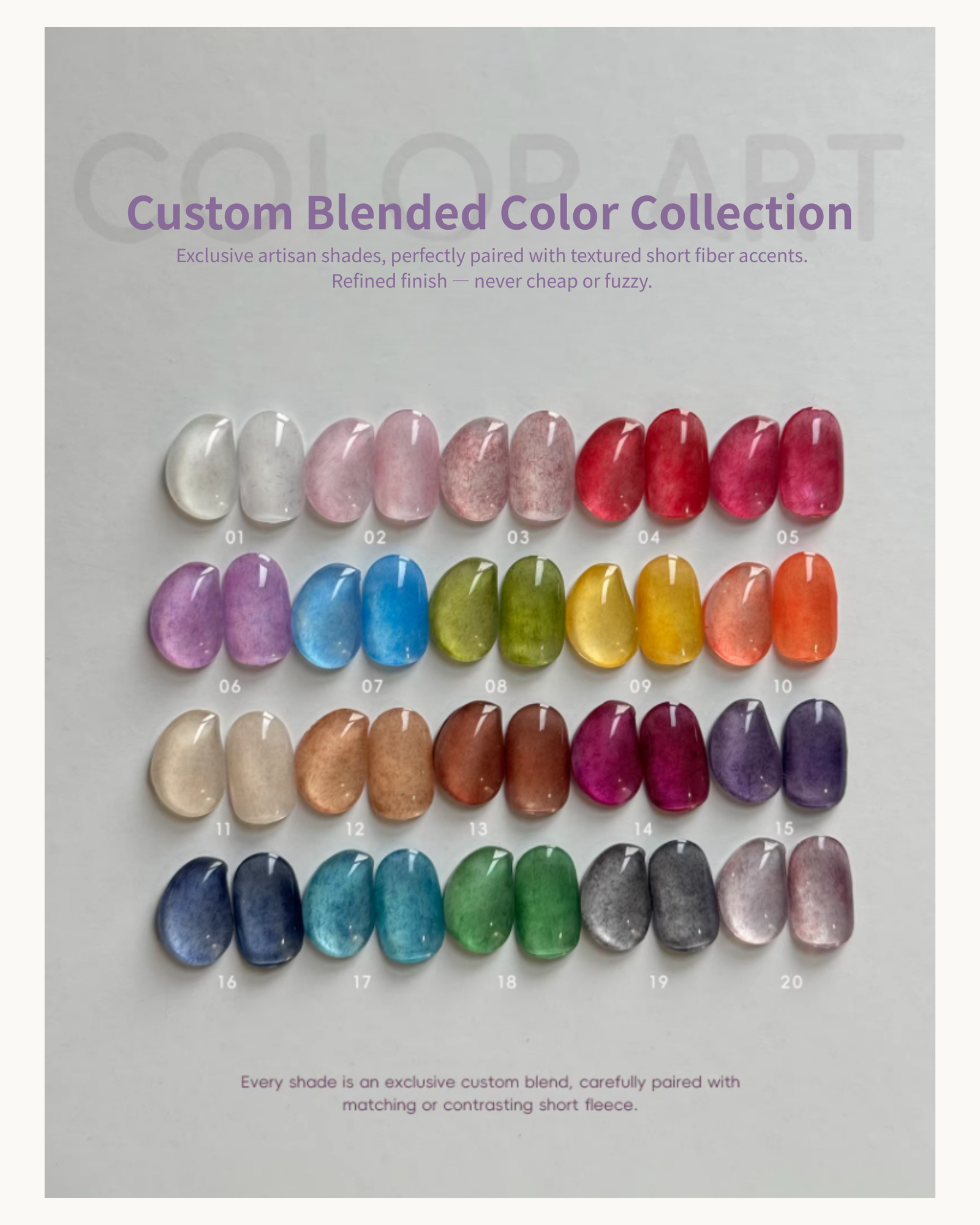 YHH Velvet Fur Texture Nail Gel Pot (#01–#20 Colors) - image 4