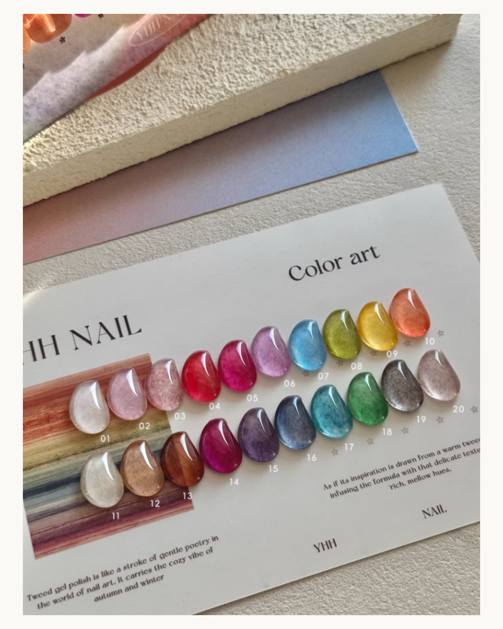 YHH Velvet Fur Texture Nail Gel Pot (#01–#20 Colors) - image 3