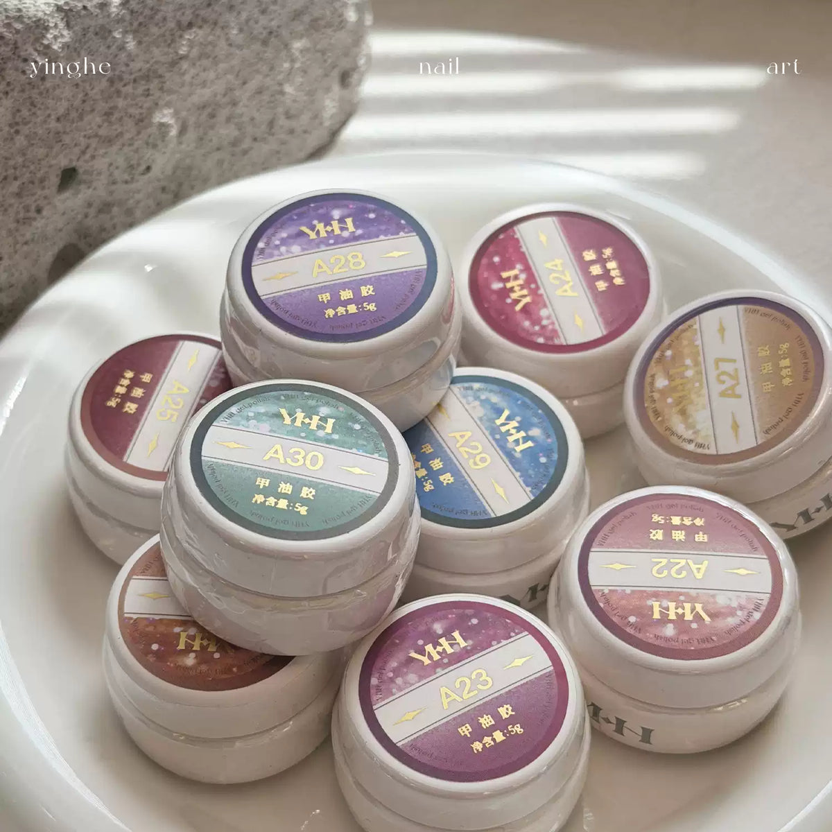 YHH Xinglan Opal Flake Cat Eye Gel 5 g, assorted shades