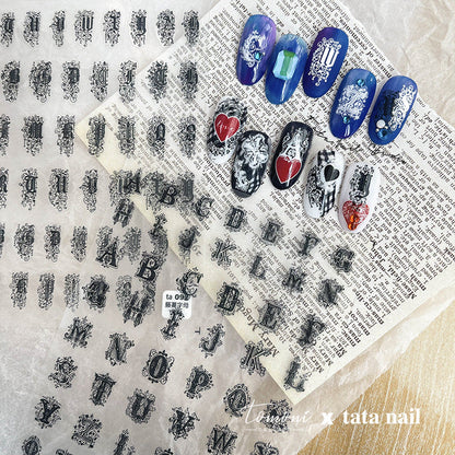 TOMONI Thin&Toughness Decorative Letters #ta092