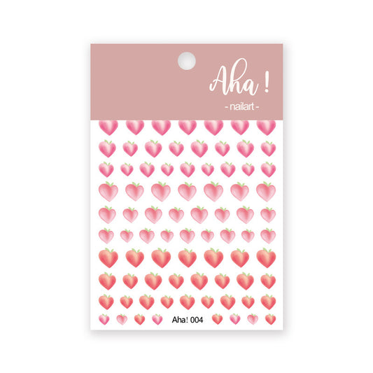 Aha! NailArt Sticker Peachy 004