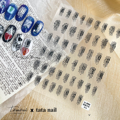 TOMONI Thin&Toughness Decorative Letters #ta091