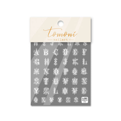 TOMONI Thin&Toughness Decorative Letters #ta091