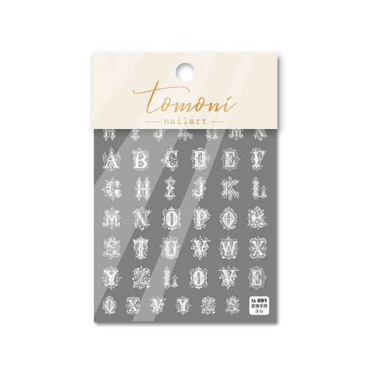 TOMONI Thin&Toughness Decorative Letters #ta091