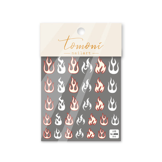 TOMONI Thin&Toughness Fire Red & White #to456