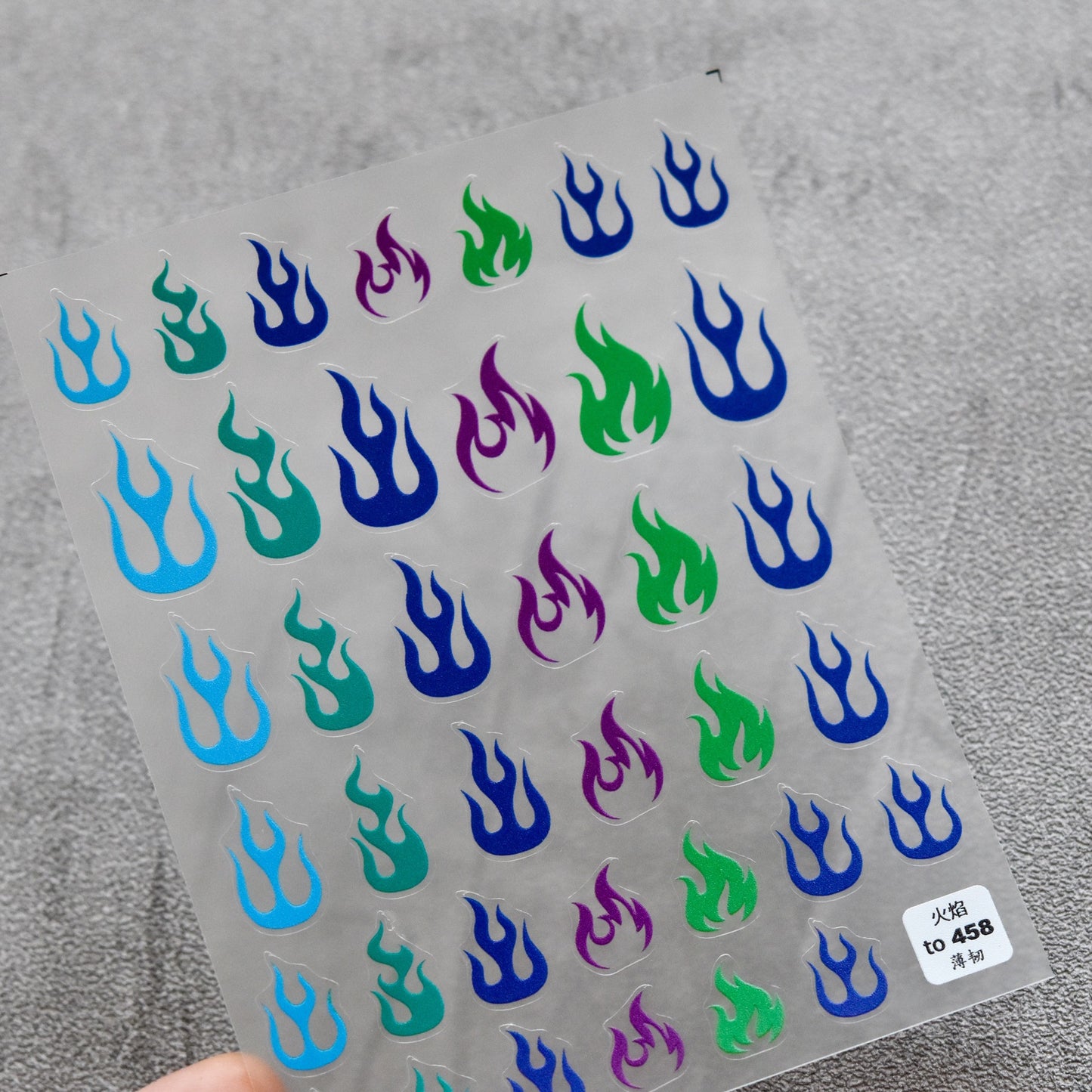 TOMONI Thin&Toughness Fire Blue & Green #to458