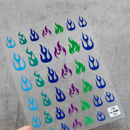TOMONI Thin&Toughness Fire Blue & Green #to458